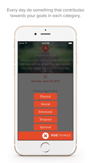 FiveThings — A Daily To-Be App For Making & Achieving Goals(圖3)-速報App