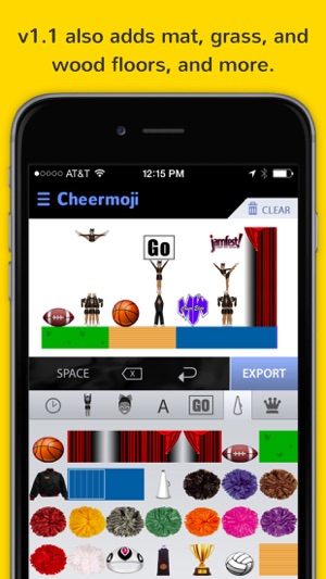 Cheermoji - cheerleading emojis for cheerleaders to build ti(圖3)-速報App