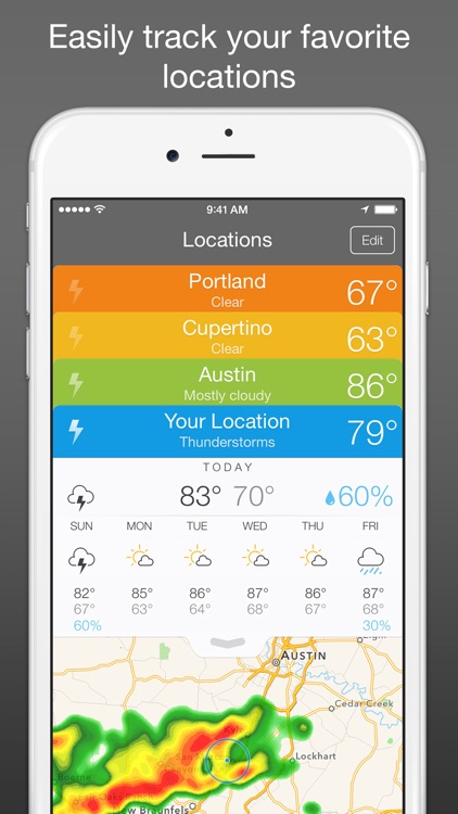 Perfect Weather - NOAA Radar, Forecast, and Severe Weather Alerts