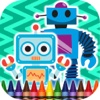 Coloring Book Robots