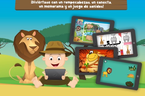 Milo's Safari cartoon for Tots screenshot 2