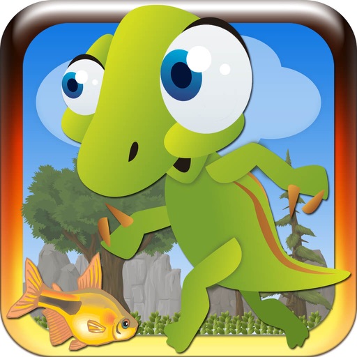 Dino Crazy Run - Superb adventure game on Jurassic land Icon