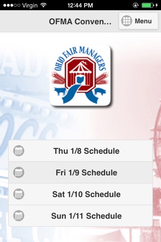 OFMA Convention Schedule 2015 screenshot 3