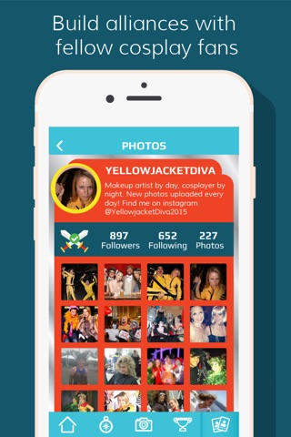 CosRank – Community for Cosplay, Anime, Marvel, DC, Steampunk and Comic Con Fans with Photo Ranking Network screenshot 2