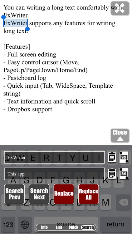 ExWriter - Text editor for long text screenshot-3