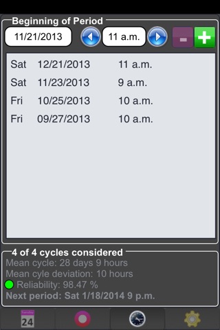 iCyclus - Track your Menstrual Cycle and Fertility - Menstrual Calendar screenshot 3