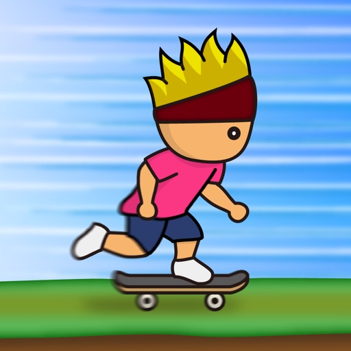 Tony ride skateboard icon