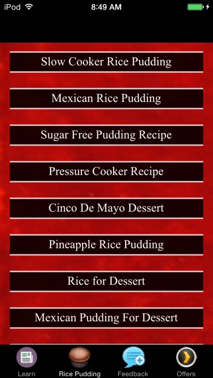 Rice Pudding Recipes - Dessert