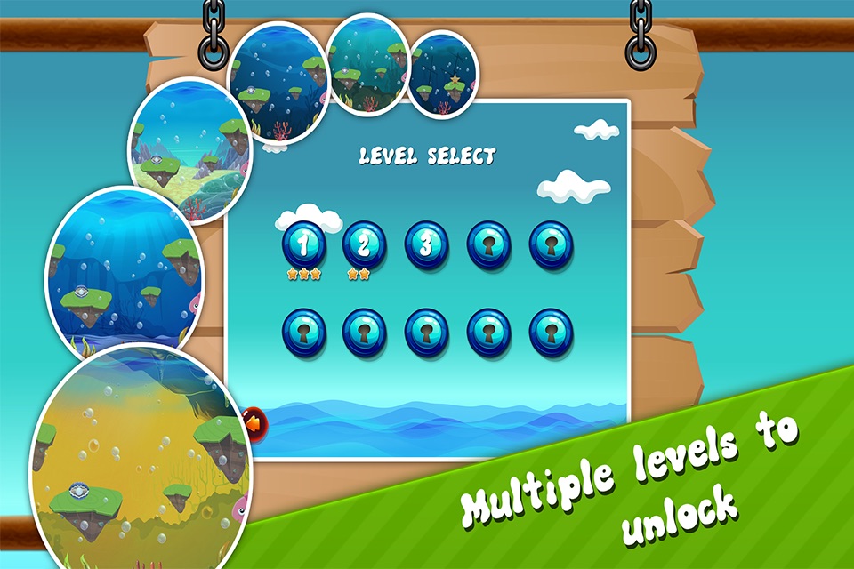 Hooky Worm The challenging Game to get coins and catch a fish For Kids. screenshot 2