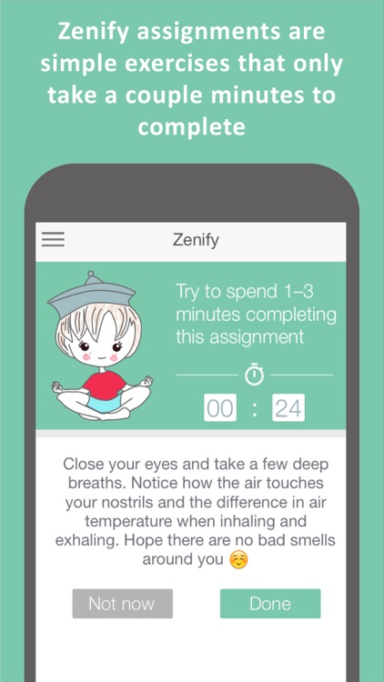 Zenify Premium - Meditation and Mindfulness Training Techniques for peace of mind, stress relief and focus