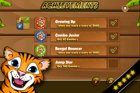 Baby Tiger Tigs - Little Jungle Zoo Pet Cub Tap and Bounce Story Pro screenshot 3