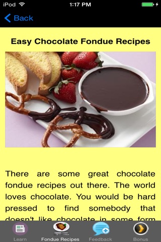 Fondue Recipes - Delicious Dipping Ideas screenshot 3