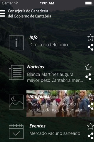 Consejería Ganadería de Cantabria screenshot 2