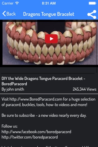 Paracord Styling Guide - Complete Video Guide screenshot 3