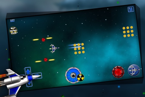 Space Fighter Star Mission : The Dark Fire Sun Army Attack - Free screenshot 2