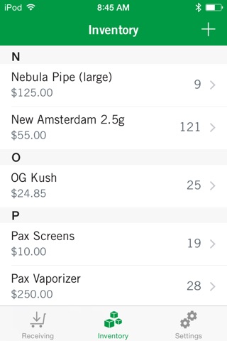 Green Bits Inventory screenshot 4