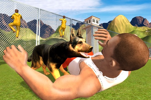 Police Dog Chase Prisoner Escape -  Real Hard Time Dog Fighting Against City Crime of Robbers & Criminals screenshot 3
