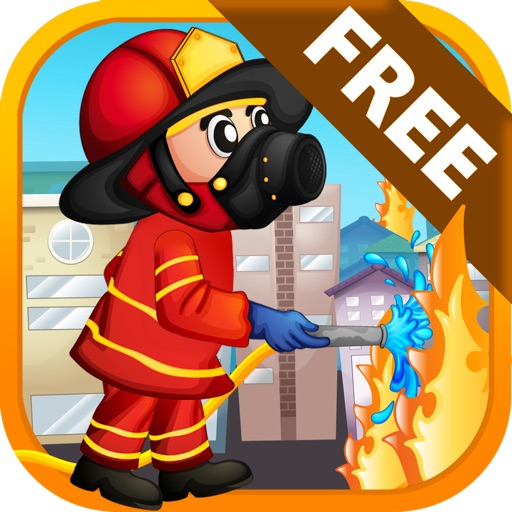 Fireman Rescue Rush - Run and jump over the fire! icon