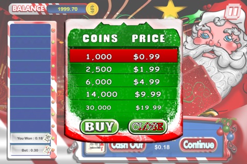 Hi Lo Holiday - Christmas Casino screenshot 4