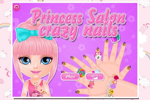 Princess Salon-crazy nails !! screenshot 3