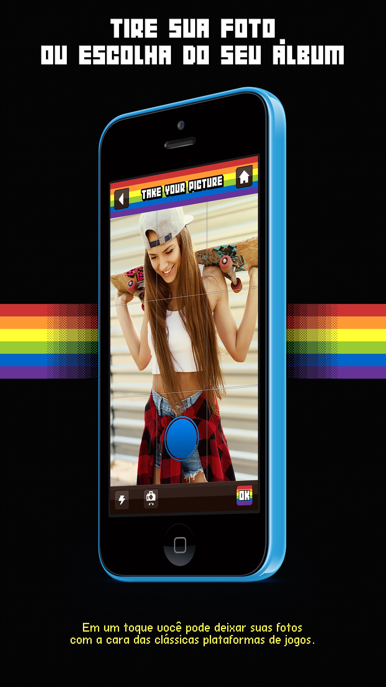 Screenshot do app Bitstagram