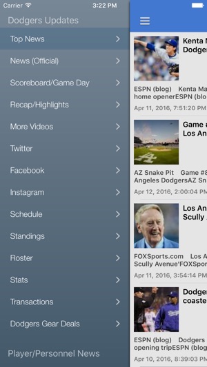 News Surge for Dodgers Baseball News Pro(圖1)-速報App