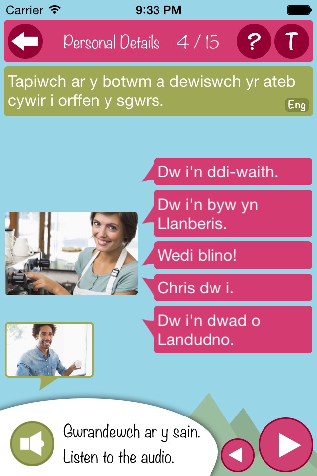Learn Cymraeg Gogledd - Mynediad screenshot 4