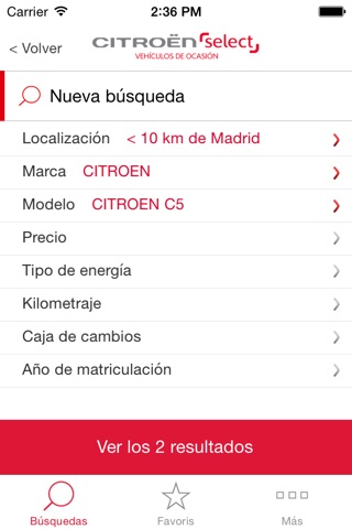 Ocasiones Citroën Select España screenshot 3