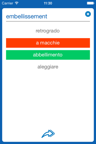 French <> Italian Dictionary + Vocabulary trainer screenshot 4