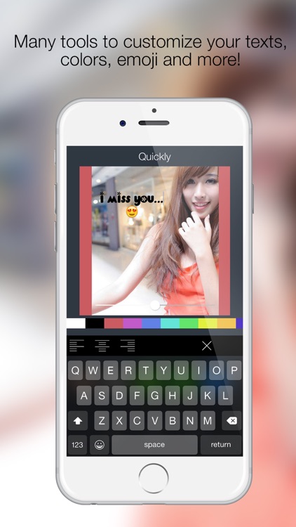 Quickly - Add styled text to your photos in simple way