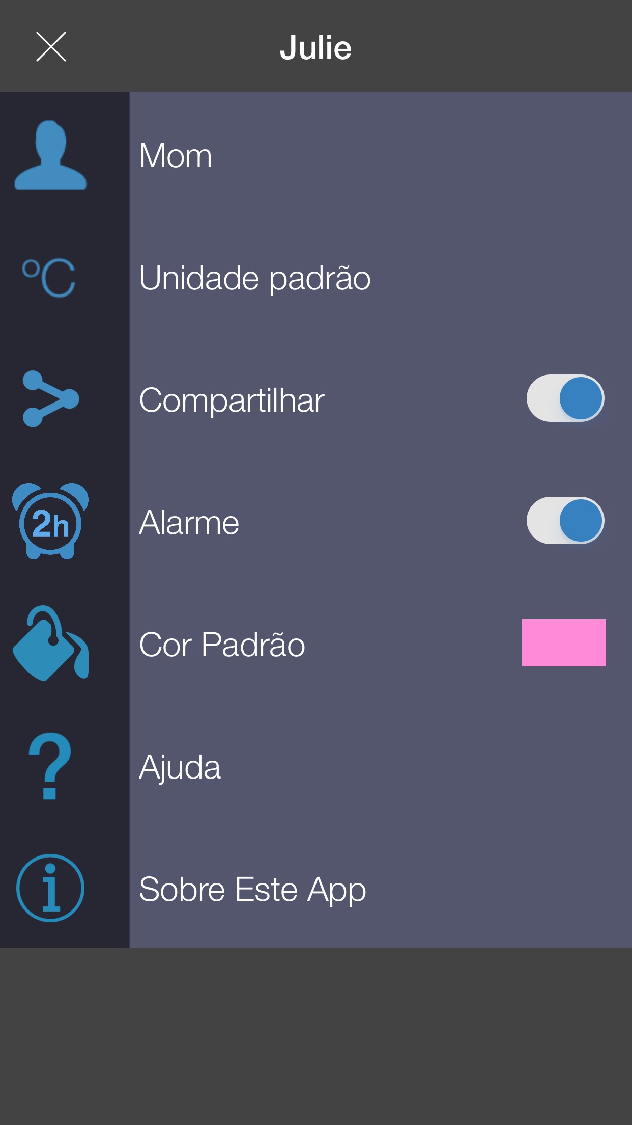 Screenshot do app Fever Notes