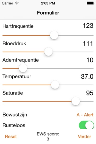 EWS Triage screenshot 2