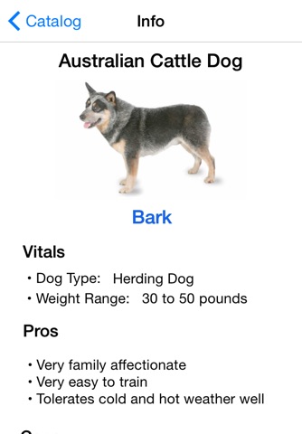 Dog Catalog screenshot 2