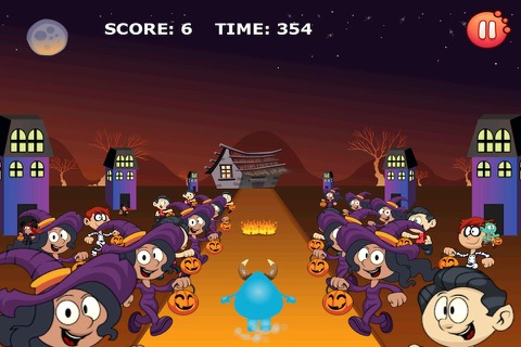 Halloween Demon Run - Street Monster Rush- Free screenshot 3