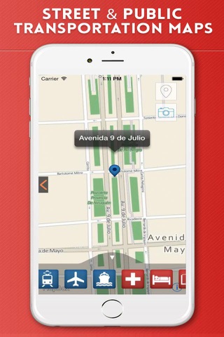 Buenos Aires Travel Guide with Metro Map and Route Planner Navigator screenshot 3