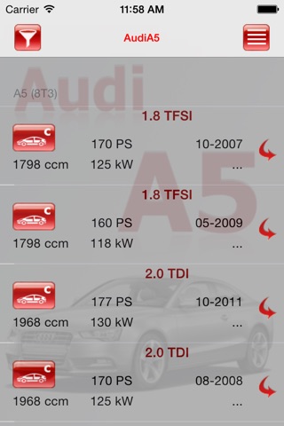 AutoParts Audi A5 screenshot 4