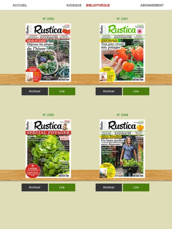 Rustica le magazine au jardin