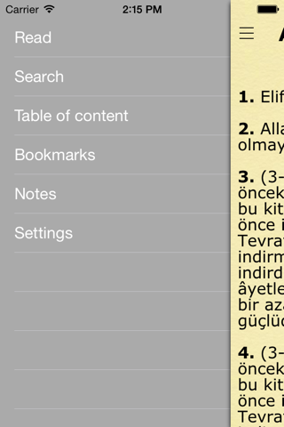 Kuran (Quran in Turkish) screenshot 2