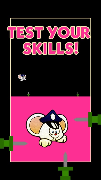 Mappy the Bouncing Mouse - A retro style game