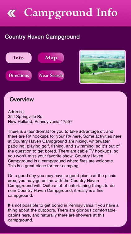 Pennsylvania Campgrounds & RV Parks
