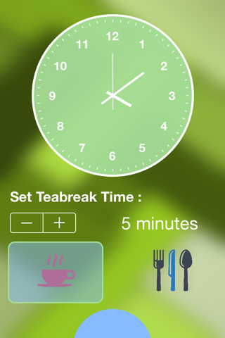 buzzer - tea and lunch break application screenshot 2