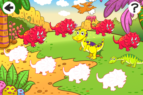 A Dino-saur Kids Sort-ing Game with Fun-ny Tasks: Animal-s & Happy Pets Play & Learn screenshot 2