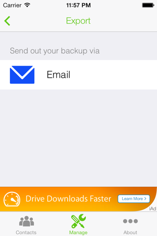 A Contacts Saver screenshot 4