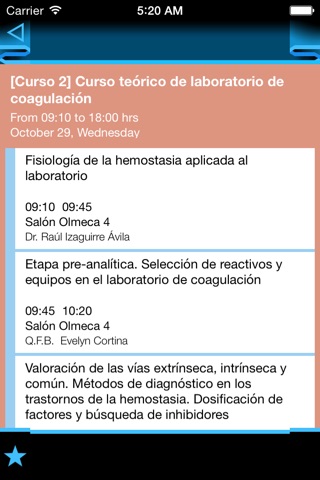 XLIV Congreso Nacional Mexicano de Patología Clínica screenshot 3