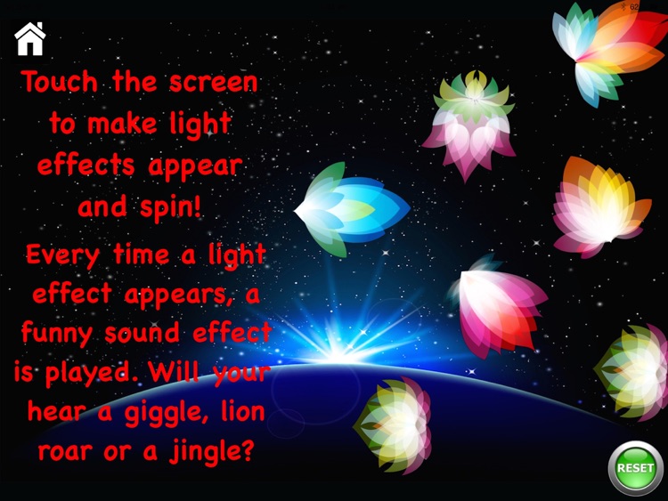 Touch Activated Sensory Light Show