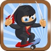 Jumpy Skateboard Ninja- The Royale Sword Hero Dude Drive Adventure