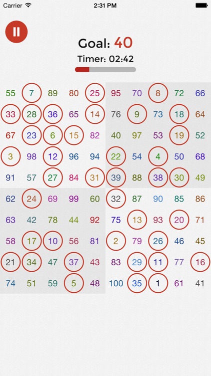 Find Numbers: 8x8 9x9 10x10
