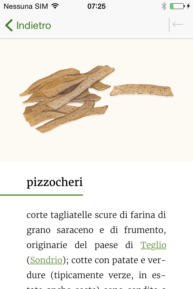 Italian Regional Cooking Dictionary screenshot 2
