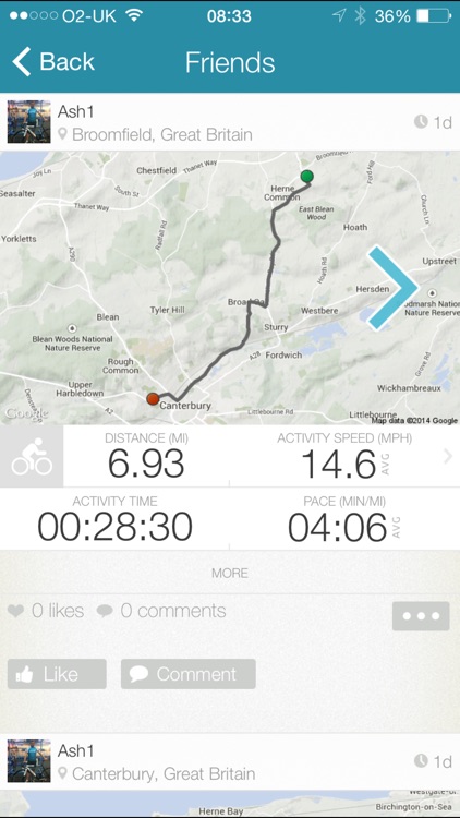 Map My Tracks -GPS cycling walking running tracker screenshot-3