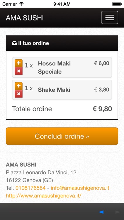 Ama Sushi Genova - Ordina online screenshot-3